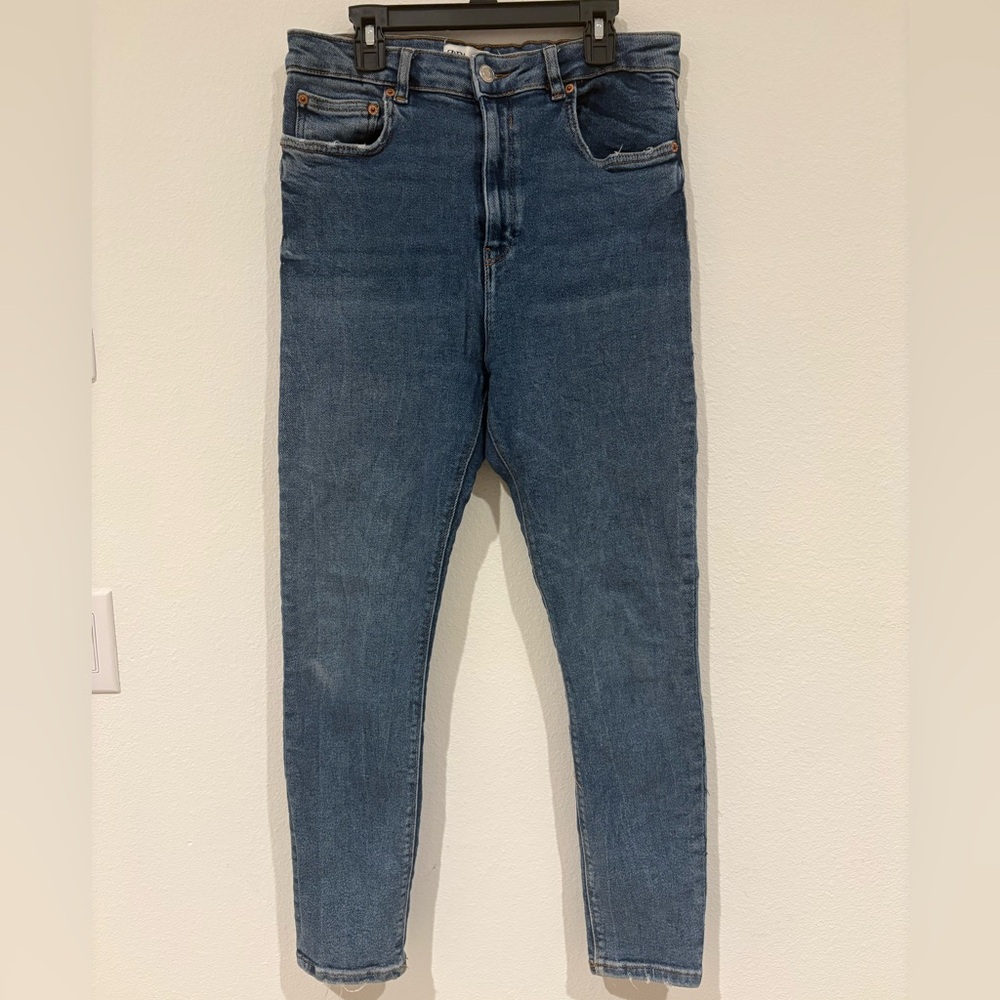 Zara Women's Skinny Jeans in Blue